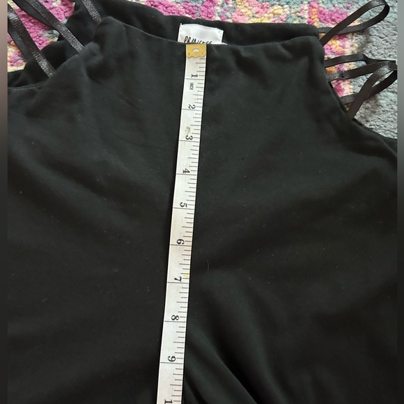 Princess Polly Black Ariarne Flare Pants Cut Out High Waist Size 4 Women’s - Picture 5 of 6